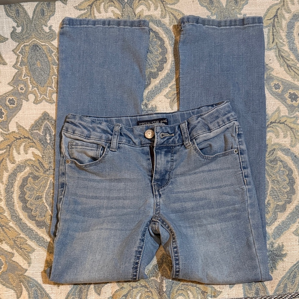 Imperial Star Medium Blue Girls Jeans - size 7 youth